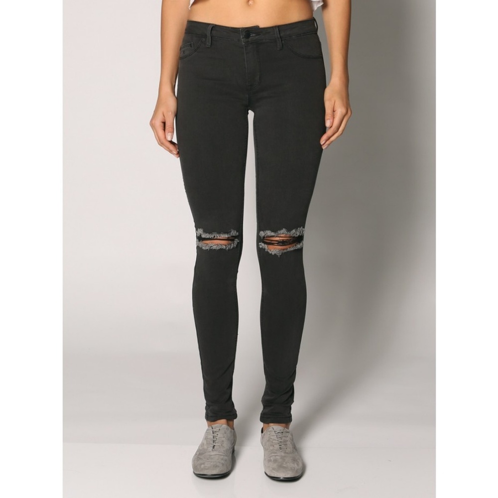 RES Denim Grey Jeans Trash Queen Skinny creeper